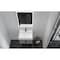 Castello Usa Amazon 24-inch Gray Vanity Set with White Top and Black Handles CB-MC-24G-BL-2056-WH - alternate 8